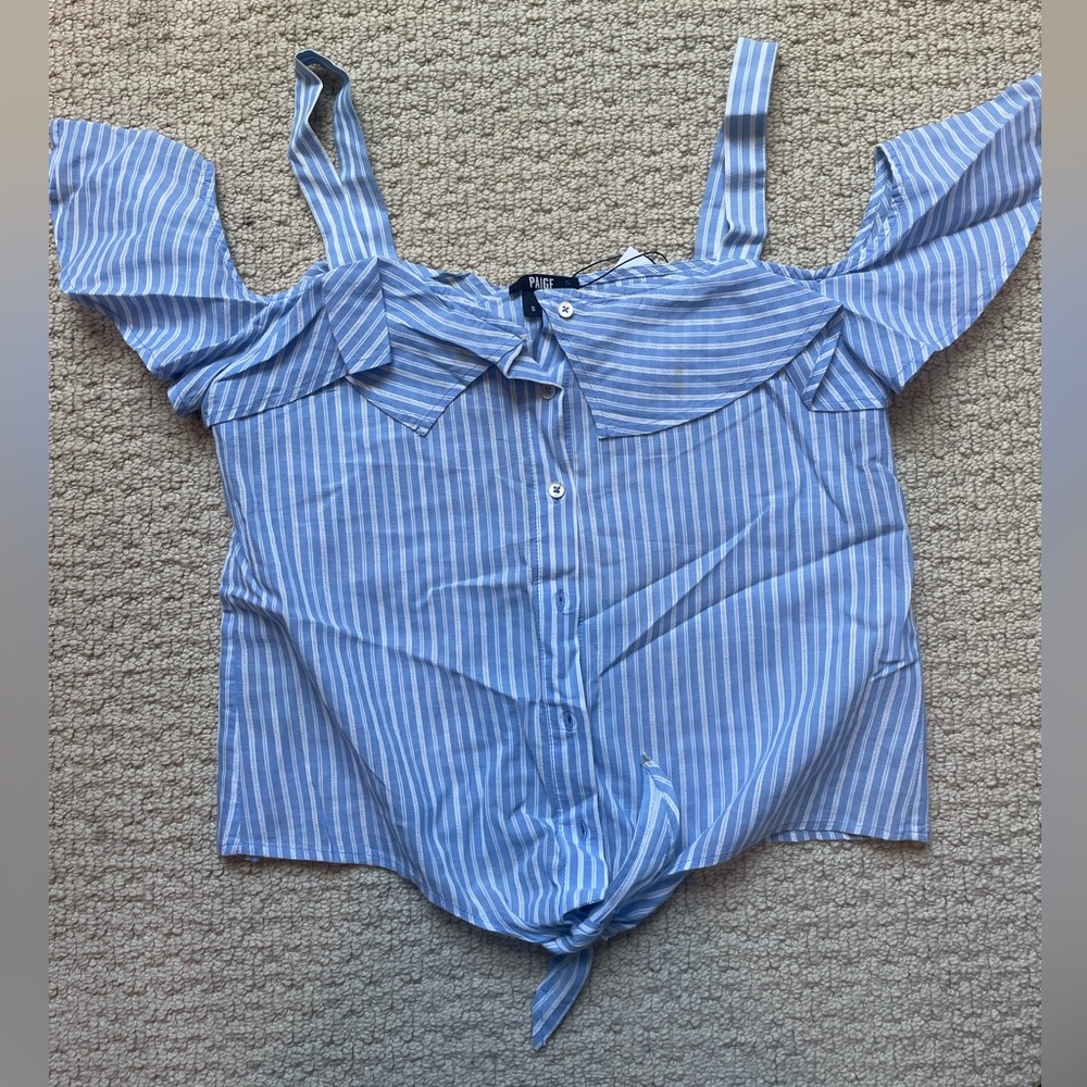 Paige off the shoulder tank top